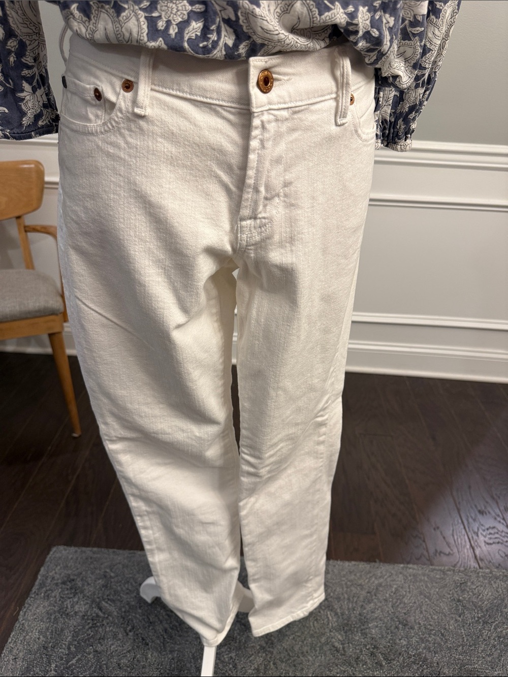 Lucky Brand 29x32” Sweet’N Straight White Jeans